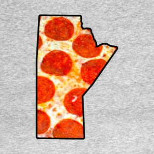 Manitoba Canada Pepperoni Pizza T-Shirt